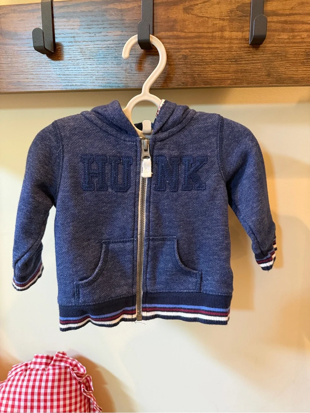 Carter's Old Navy Toddler Boys Waffle Shirt & Hoodie Set